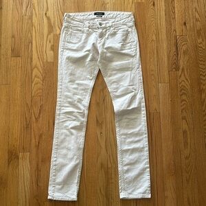 Isabel Marant sz FR 38 or us 8 light beige jean great pre own condition zip fly